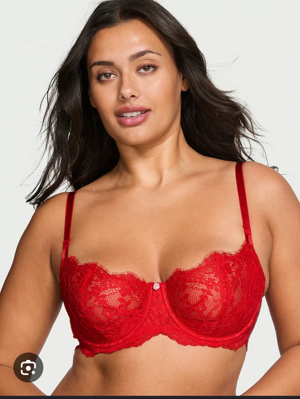 Victoria's Secret Red Lace Underwire Bra